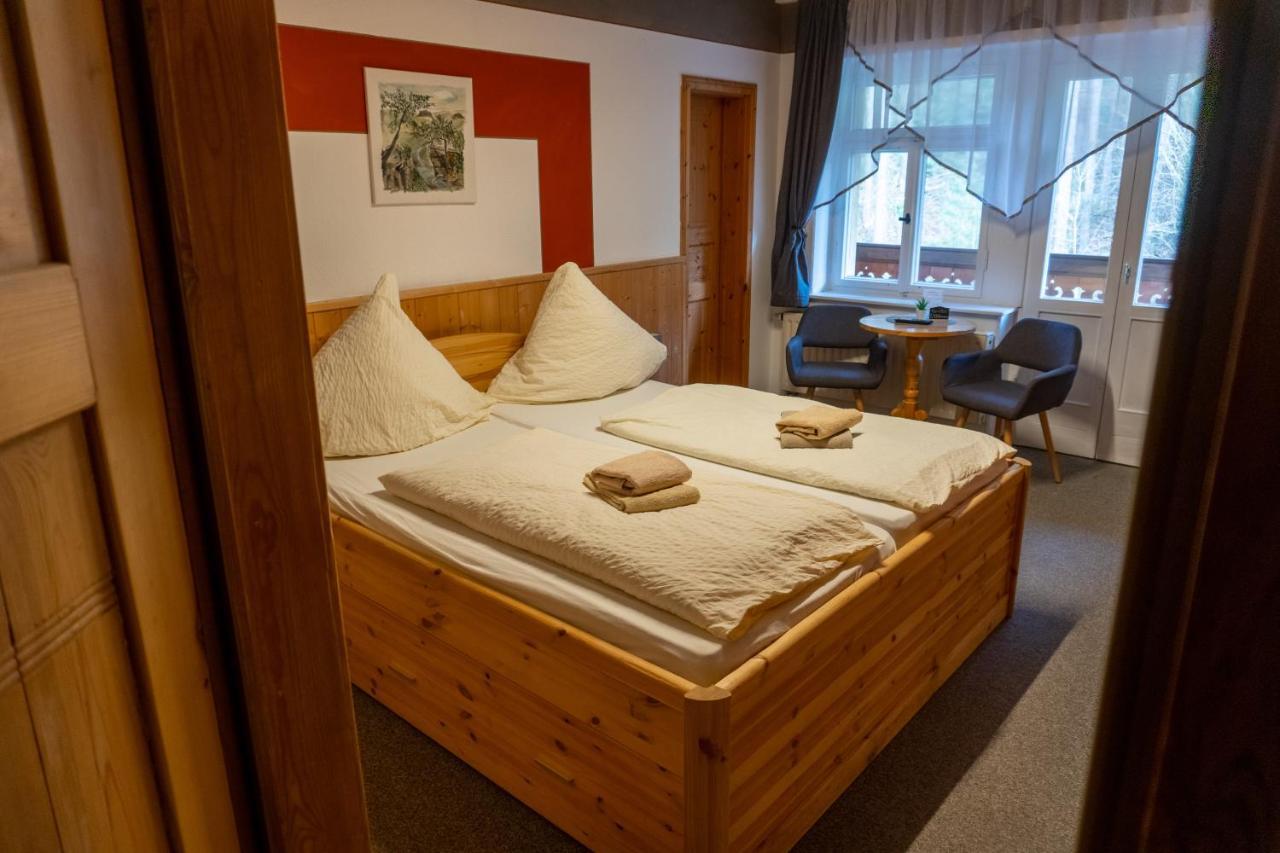 Pension Schrammsteinbaude Bad Schandau Buitenkant foto