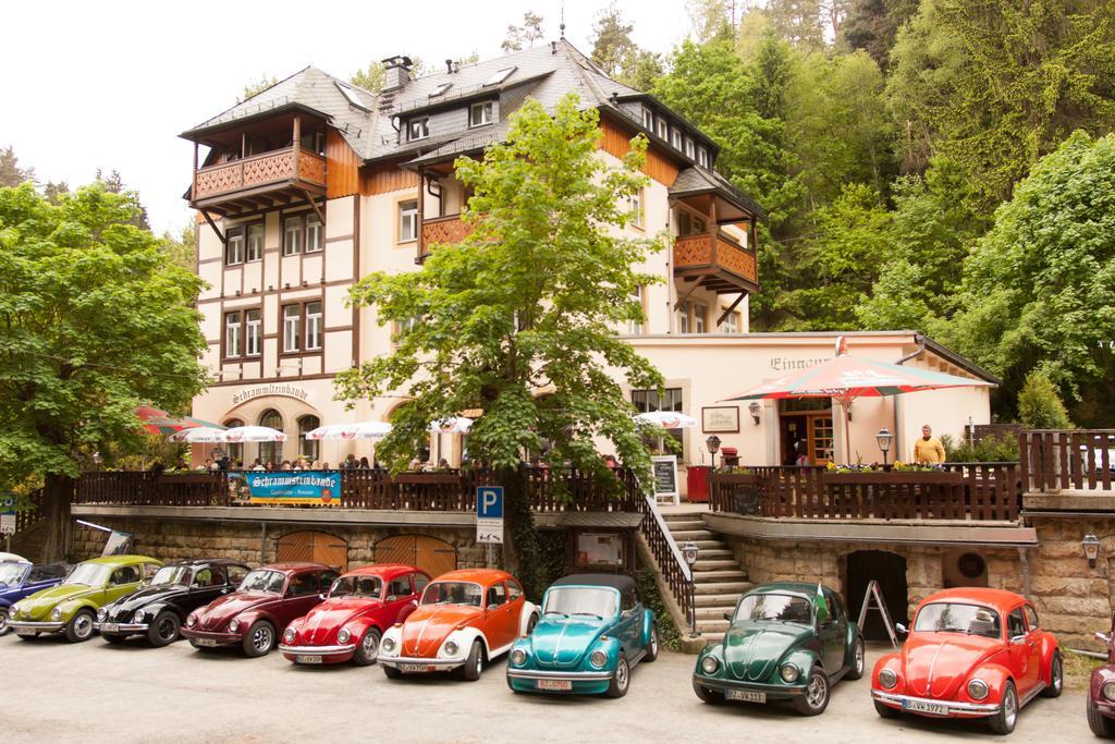 Pension Schrammsteinbaude Bad Schandau Buitenkant foto